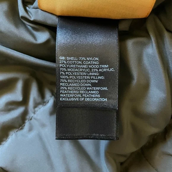 The North Face Women’s Arctic Parka Coat In New Taupe Green - Picture 6 of 8